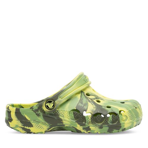 Mules / sandales de bain Crocs BAYA MARBLED CLOG 207016-738 Vert - Chaussures.fr - Modalova