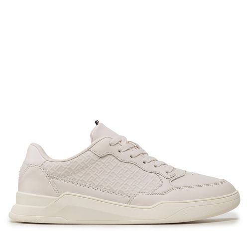 Sneakers Tommy Hilfiger Elevated Cupsole Mono Detail FM0FM04698 Weathered White AC0 - Chaussures.fr - Modalova