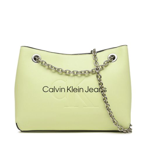 Sac à main Calvin Klein Jeans Sculpted Shoulder Bag 24 Mono K60K607831 Vert - Chaussures.fr - Modalova