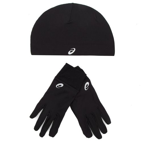 Ensemble bonnet + gants Asics Running Pack 3013A035 Noir - Chaussures.fr - Modalova