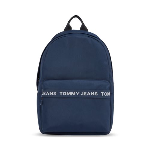 Sac à dos Tommy Jeans Tjm Essential Dome Backpack AM0AM11520 Bleu marine - Chaussures.fr - Modalova