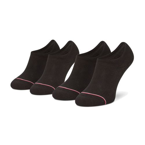 Lot de 2 paires de socquettes unisexe Tommy Hilfiger 100001095 Black 200 - Chaussures.fr - Modalova