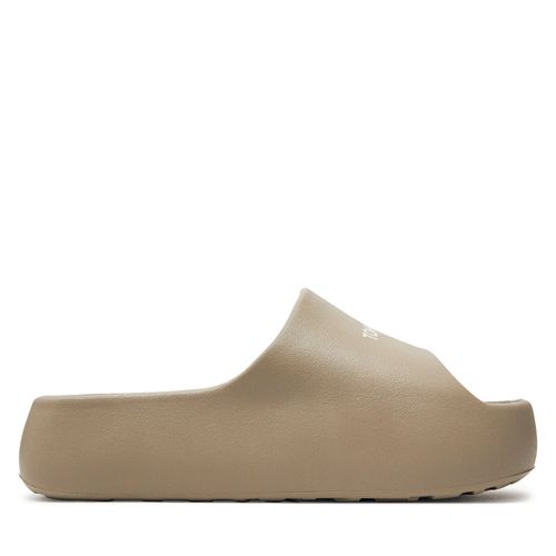 Mules / sandales de bain Tommy Jeans Tjw Chunky Flatform Slide EN0EN02454 Beige - Chaussures.fr - Modalova