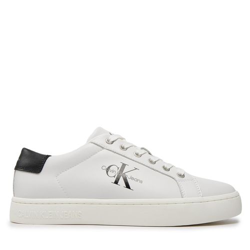 Sneakers Calvin Klein Jeans Classic Cupsole Laceup Low Lth YM0YM00491 Blanc - Chaussures.fr - Modalova
