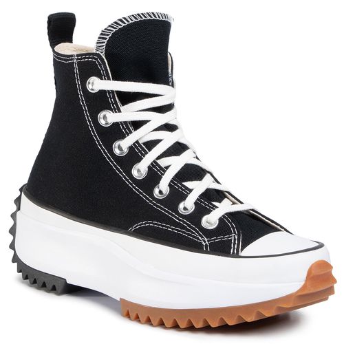 Sneakers Converse Run Star Hike Hi 166800C Black/White/Gum - Chaussures.fr - Modalova