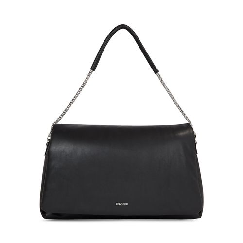 Sac à main Calvin Klein Puffed Shoulder Bag K60K611539 Noir - Chaussures.fr - Modalova