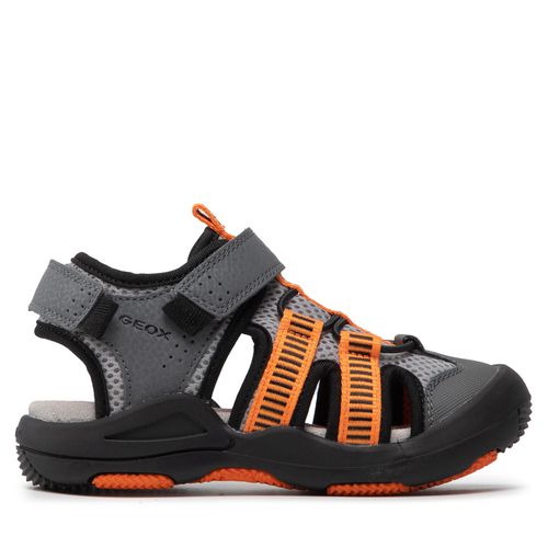 Sandales Geox J S. Kyle A J15E1A 014CE C0036 S Grey/Orange - Chaussures.fr - Modalova