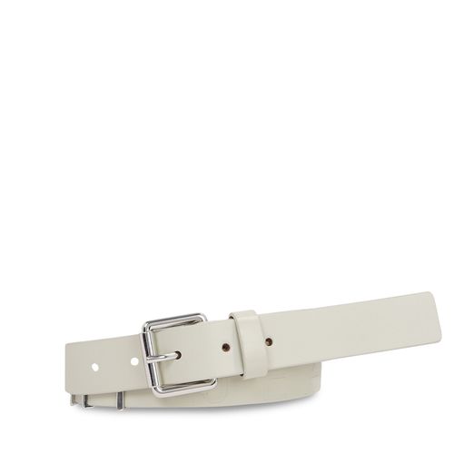 Ceinture Tommy Jeans Tjw Bold Leather 3.0 AW0AW15487 Beige - Chaussures.fr - Modalova