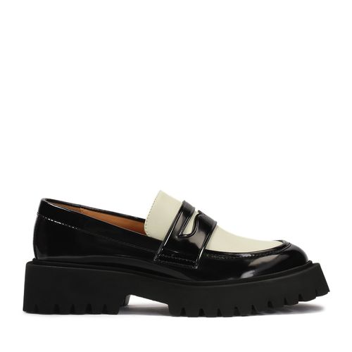 Chunky loafers Kazar Timea 84991-09-28 Black/ White - Chaussures.fr - Modalova