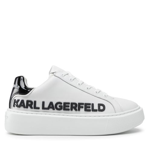 Sneakers KARL LAGERFELD KL62210 White Lthr w/Black - Chaussures.fr - Modalova