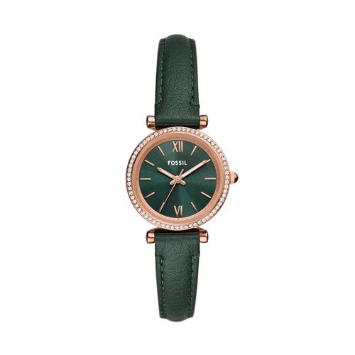 Montre Fossil Carlie ES5370 Or rose - Chaussures.fr - Modalova