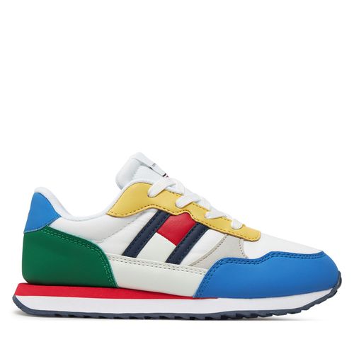 Sneakers Tommy Hilfiger Flag Low Cut Lace-Up Sneaker T3X9-33375-1695 M Multicolor Y913 - Chaussures.fr - Modalova
