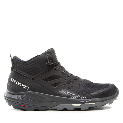 Chaussures de trekking Salomon OUTpulse Mid Gtx GORE-TEX 415888 27 V0 Black/Ebon/Vanilla Ice - Chaussures.fr - Modalova