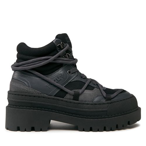 Bottes de randonnée Tommy Jeans Tjw Hybrid Boot EN0EN02338 Black / New Charcoal BDS - Chaussures.fr - Modalova