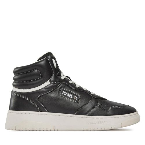 Sneakers KARL LAGERFELD KL53043 Black Lthr w/Off White - Chaussures.fr - Modalova