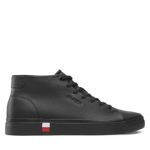 Sneakers Tommy Hilfiger Modern Vulc Hi Corporate Lea FM0FM04352 Black BDS - Chaussures.fr - Modalova