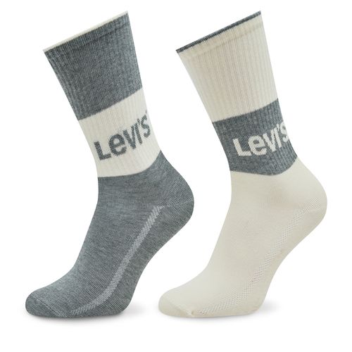 Lot de 2 paires de chaussettes hautes Levi's® 701218215 Grey Combo - Chaussures.fr - Modalova