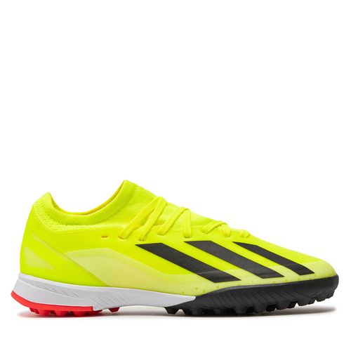 Chaussures de football adidas X Crazyfast League Turf Boots IF0681 Jaune - Chaussures.fr - Modalova