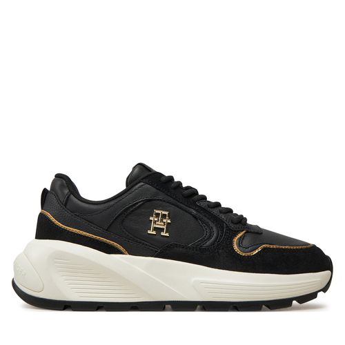 Sneakers Tommy Hilfiger Chunky Fashion Runner FW0FW08129 Noir - Chaussures.fr - Modalova