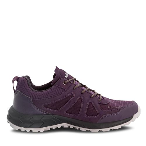 Chaussures de trekking Jack Wolfskin Woodland Texapore Low W 4051341 Purple/Phantom - Chaussures.fr - Modalova