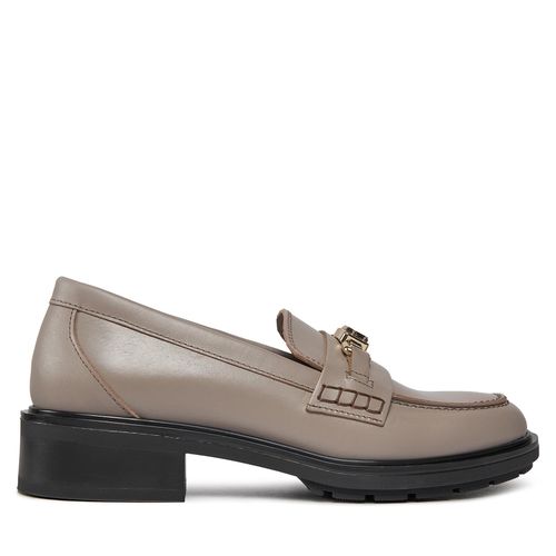 Chaussures basses Tommy Hilfiger Hardware Loafer FW0FW07765 Beige - Chaussures.fr - Modalova