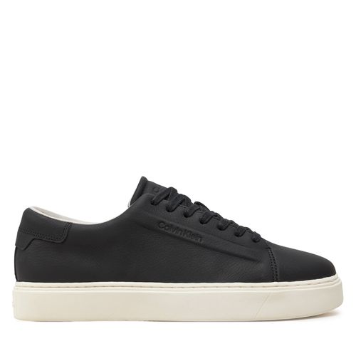 Sneakers Calvin Klein Low Top Lace Up Lth HM0HM01516 Noir - Chaussures.fr - Modalova