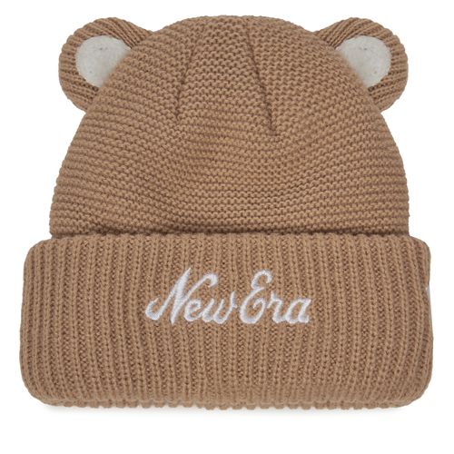 Bonnet New Era Teddy Bear Ears Cuff Knit Beanie 60580864 Marron - Chaussures.fr - Modalova