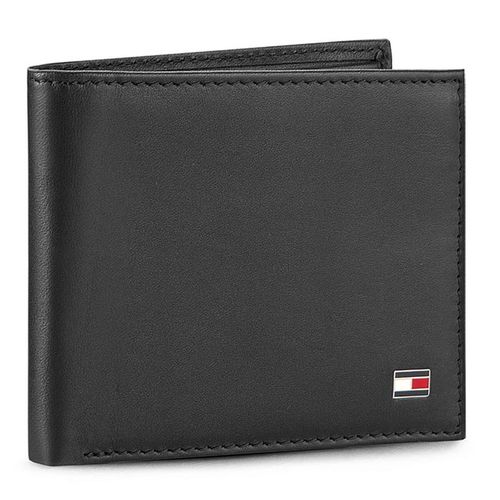 Portefeuille grand format Tommy Hilfiger Eton Mini Cc Wallet AM0AM00655/83365 Noir - Chaussures.fr - Modalova