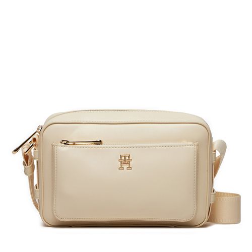 Sac à main Tommy Hilfiger Iconic Tommy Camera Bag AW0AW15991 Beige - Chaussures.fr - Modalova