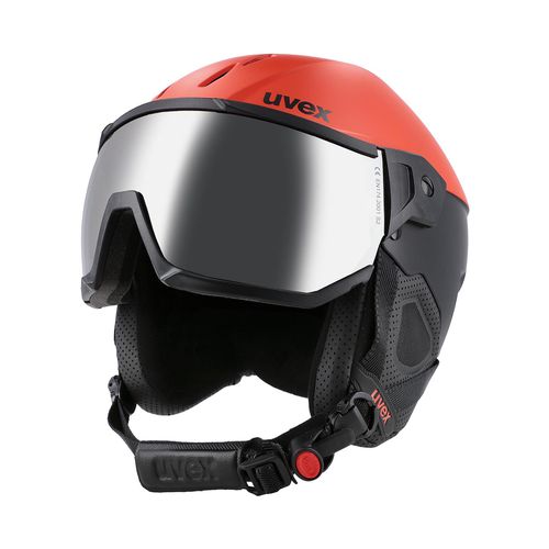 Casque de ski Uvex Instinct Visior S56626070 Fierce Red/Black - Chaussures.fr - Modalova