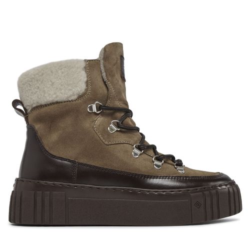 Bottes de neige Gant Snowmont Mid Boot 27543368 Taupe/Dark Brown - Chaussures.fr - Modalova