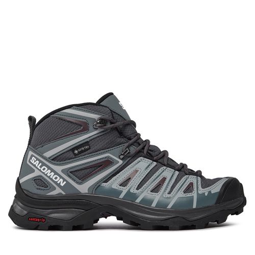 Chaussures de trekking Salomon X Ultra Pioneer Mid GORE-TEX L47170500 Ebony/Stormy Weather/Wine Tasting - Chaussures.fr - Modalova