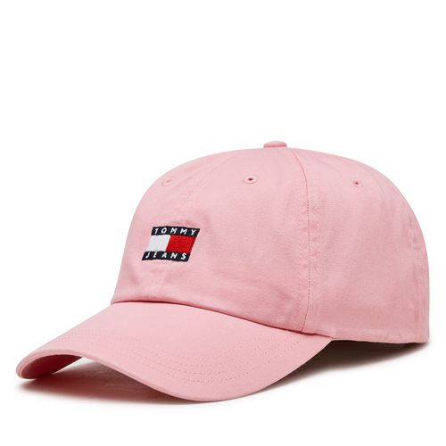 Casquette Tommy Jeans Tjw Heritage Cap AW0AW15848 Ballet Pink THA - Chaussures.fr - Modalova