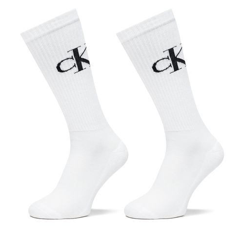 Lot de 2 paires de chaussettes hautes Calvin Klein Jeans 701228802 Blanc - Chaussures.fr - Modalova