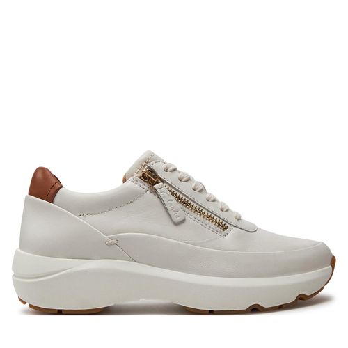 Sneakers Clarks Tivoli Zip 26176650 Off White Lea - Chaussures.fr - Modalova