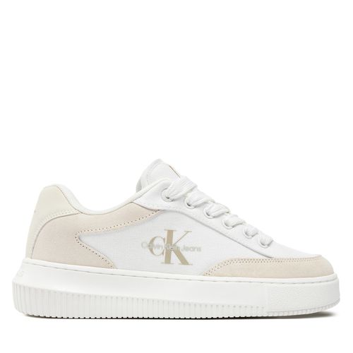 Sneakers Calvin Klein Jeans Chunky Cupsole Lace Skater Btw YW0YW01452 Blanc - Chaussures.fr - Modalova