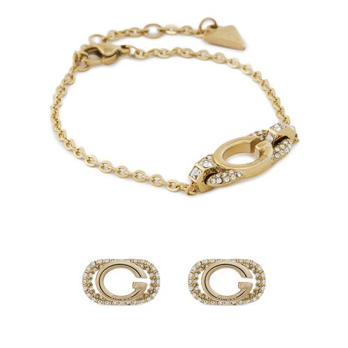 Parure bracelet et boucles d'oreilles Guess JUBS04 693JW Or - Chaussures.fr - Modalova