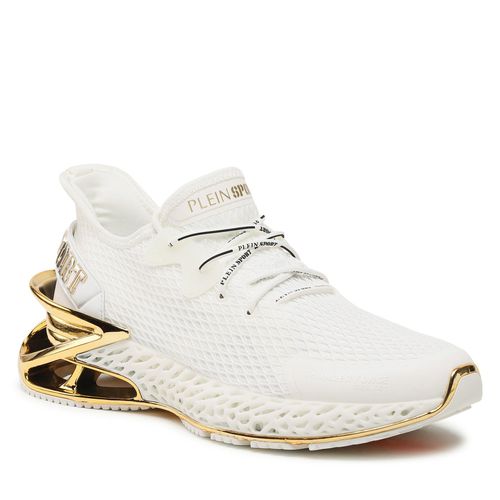 Sneakers Plein Sport The Scratch FABS USC0335 PTE003N White/Gold 0116 - Chaussures.fr - Modalova
