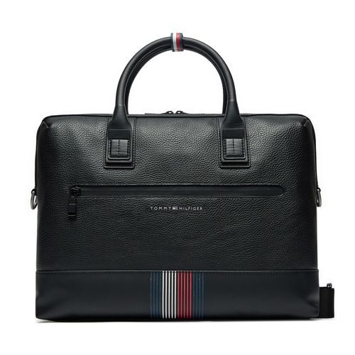 Sac ordinateur Tommy Hilfiger Transit Computer Bag AM0AM12481 Noir - Chaussures.fr - Modalova