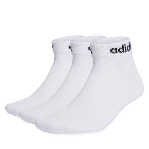 Chaussettes basses unisex adidas Linear Ankle Socks Cushioned Socks 3 Pairs HT3457 white/black - Chaussures.fr - Modalova