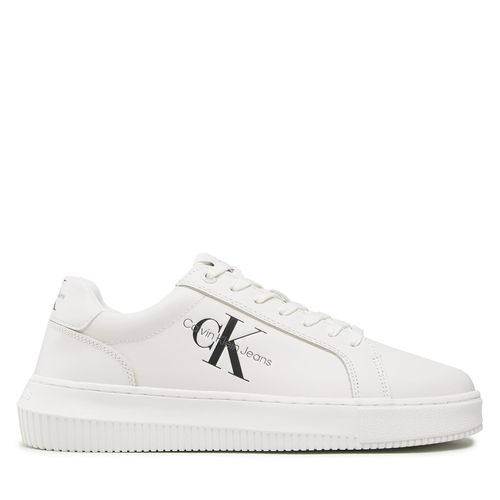 Sneakers Calvin Klein Jeans Chunky Cupsole Mono Lh YM0YM00681 White/Black YBR - Chaussures.fr - Modalova