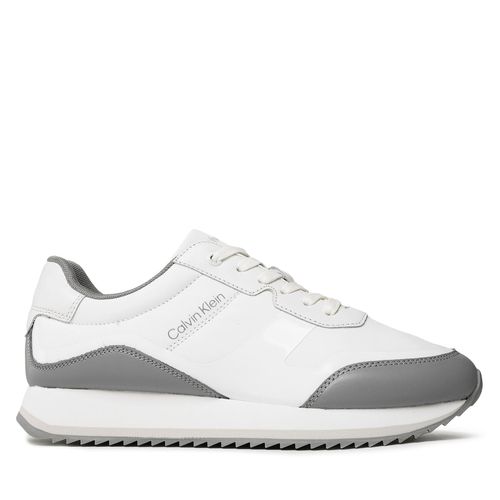 Sneakers Calvin Klein Low Top Lace Up Heat Bond HM0HM00551 White/Granite Road 0K8 - Chaussures.fr - Modalova