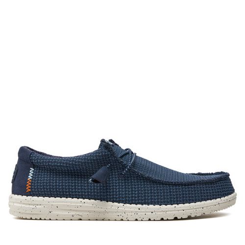 Mocassins Hey Dude Wally Sport Mesh 40403-410 Bleu marine - Chaussures.fr - Modalova