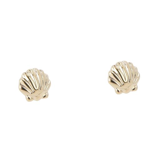 Boucles d'oreilles Fossil By The Shore JF04058710 Gold - Chaussures.fr - Modalova