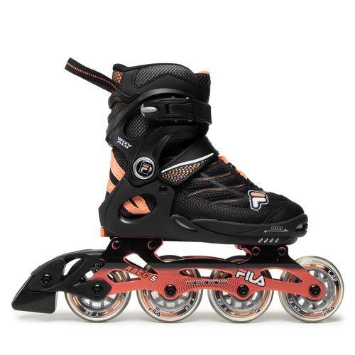 Rollers Fila Skates Wizy Alu G 010622175 Black/Salmon - Chaussures.fr - Modalova