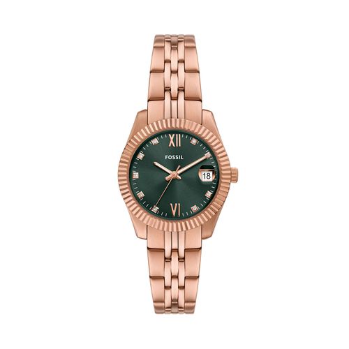 Montre Fossil Scarlette ES5369 Or rose - Chaussures.fr - Modalova