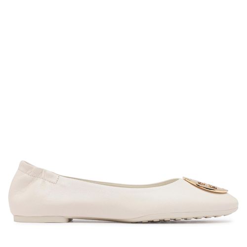 Ballerines Tory Burch Claire Ballet 147379 New Ivory/Silver/Gold 104 - Chaussures.fr - Modalova