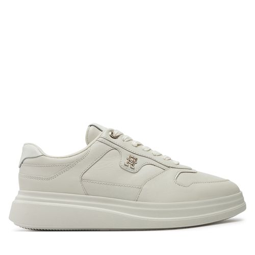 Sneakers Tommy Hilfiger Lux Pointy Court Sneaker FW0FW07991 Écru - Chaussures.fr - Modalova