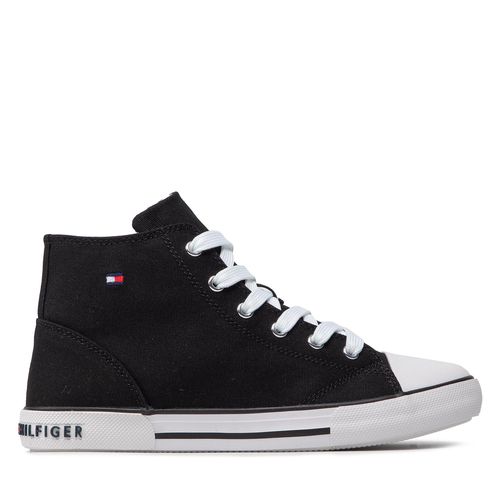 Sneakers Tommy Hilfiger Higt Top Lace-Up Sneaker T3X4-32209-0890 S Black 999 - Chaussures.fr - Modalova