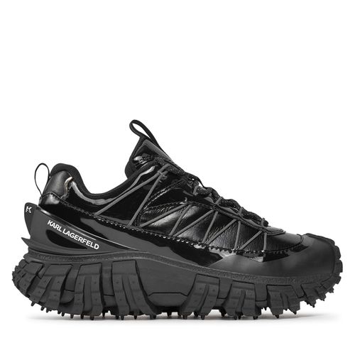 Sneakers KARL LAGERFELD KL63723 Black Lthr & Textile Mono - Chaussures.fr - Modalova